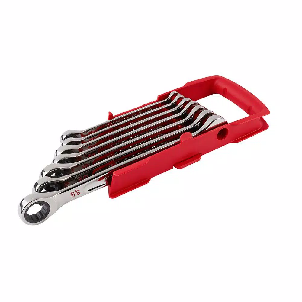 Milwaukee 17-Piece SAE Ratcheting Wrench and TORQUE LOCK™ Locking Pliers Mechanic Tool Set
