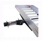 MaxxHaul 50 in. x 22 in. Aluminum Folding Hitch Cargo Carrier, 500 lb. Capacity, 2 in. Receiver thumbnail 2