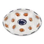Magnolia Lane Penn State Nittany Lions Officially Licensed Ceramic Football Tailgating Serving Platter thumbnail 1