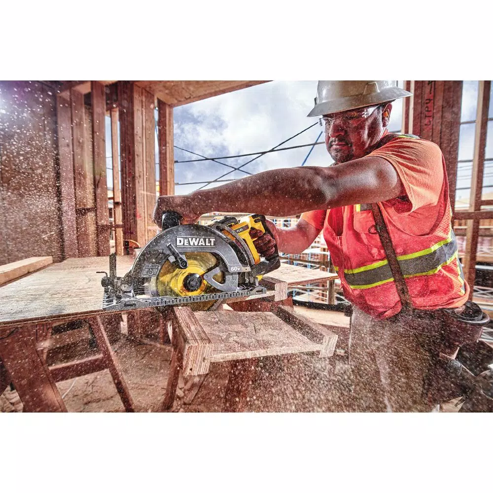 DEWALT DCS577B FLEXVOLT 60V MAX Cordless Brushless 7-1/4 in. Wormdrive Style Circular Saw (Tool-Only)