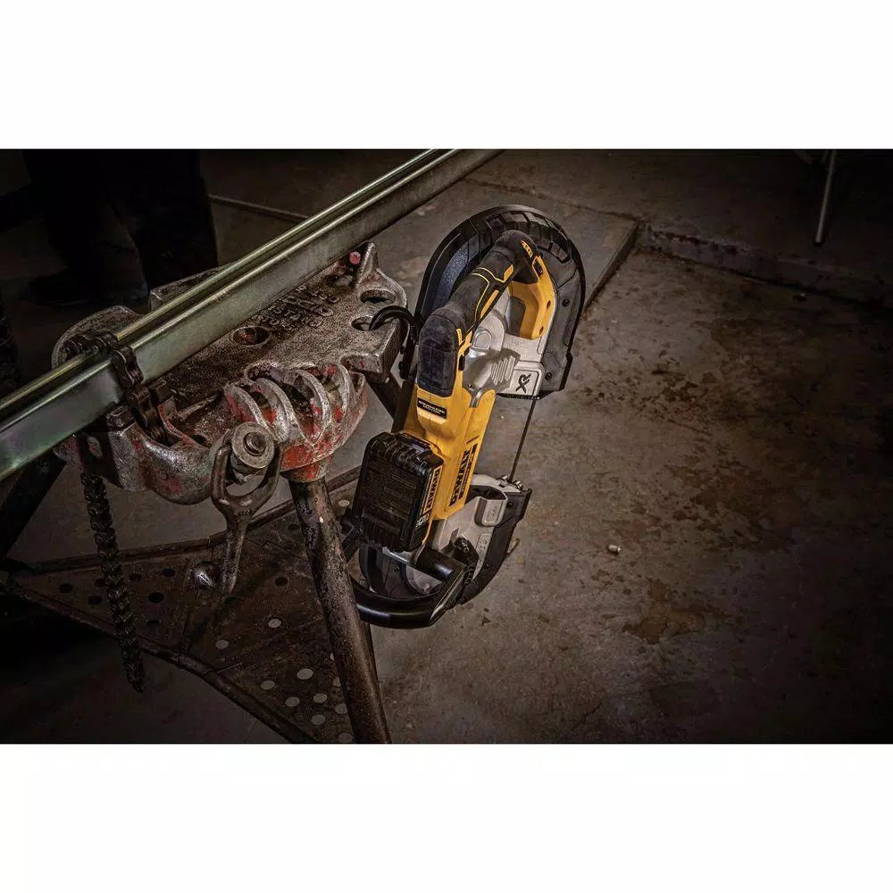 DEWALT 20V MAX XR Cordless Brushless Deep Cut Band Saw Kit with (2) 5 Ah Batteries and Charger
