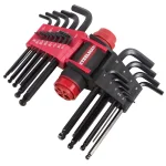 Steelman 23-Piece SAE and Metric Long Arm Ball End T-Handle Hex Key Set thumbnail 1