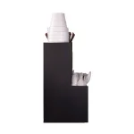 Mind Reader All-in-One Black K-Cup Storage Organizer and Napkin Holder thumbnail 3