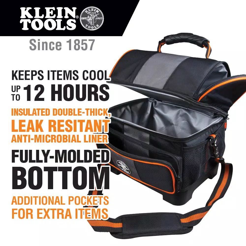 Klein Tools Tradesman Pro 12 Qt. Soft Sided Jobsite Lunch Cooler