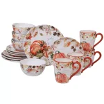 Certified International Harvest Splash 16-Piece Earthenware Dinnerware Set, Service for 4 thumbnail 1