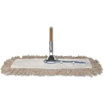 Genuine Joe 36-Inch Chrome-Plated Dust Mop Frame with 360° Swivel thumbnail 3