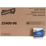 Genuine Joe Standard 2-Ply Embossed Bath Tissue, 96 Rolls thumbnail 2