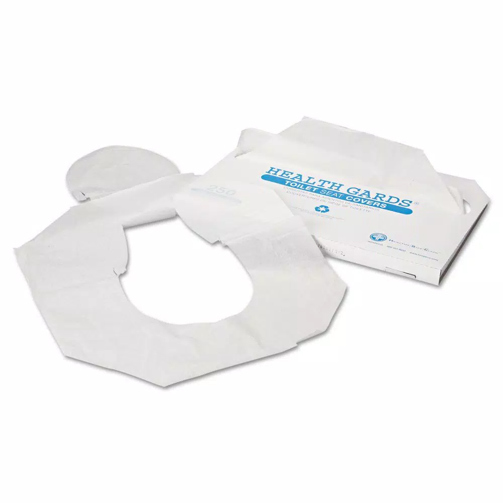 HOSPECO Health Gards White Half-Fold Toilet Seat Covers, 250 Count (4-Pack)