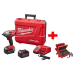 Milwaukee M18 FUEL 1/2 in. Mid-Torque Impact Wrench Kit with 9-Piece Socket Set thumbnail 1