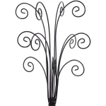 Sunnydaze Decor Gloria 20 in. Black Metal Christmas Ornament Stand with 20 Hooks thumbnail 4