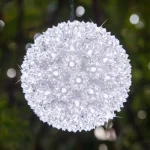 Wintergreen Lighting 6 in. 70-Light LED Cool White Twinkle Starlight Sphere thumbnail 2
