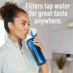 Brita Premium 26 oz. Sapphire Blue Filtering Water Bottle, BPA-Free with 1 Filter thumbnail 4