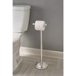 Delta Silverton Telescoping Free-Standing Toilet Paper Holder in Polished Chrome thumbnail 2