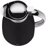 Alfi Gusto Glass Vacuum Carafe, 1.06 Qt. Black Lacquered Metal Thermal Server thumbnail 2