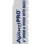 Avanti Pro 6-Piece Bi-Metal Reciprocating Saw Blade Set for Wood and Metal thumbnail 5