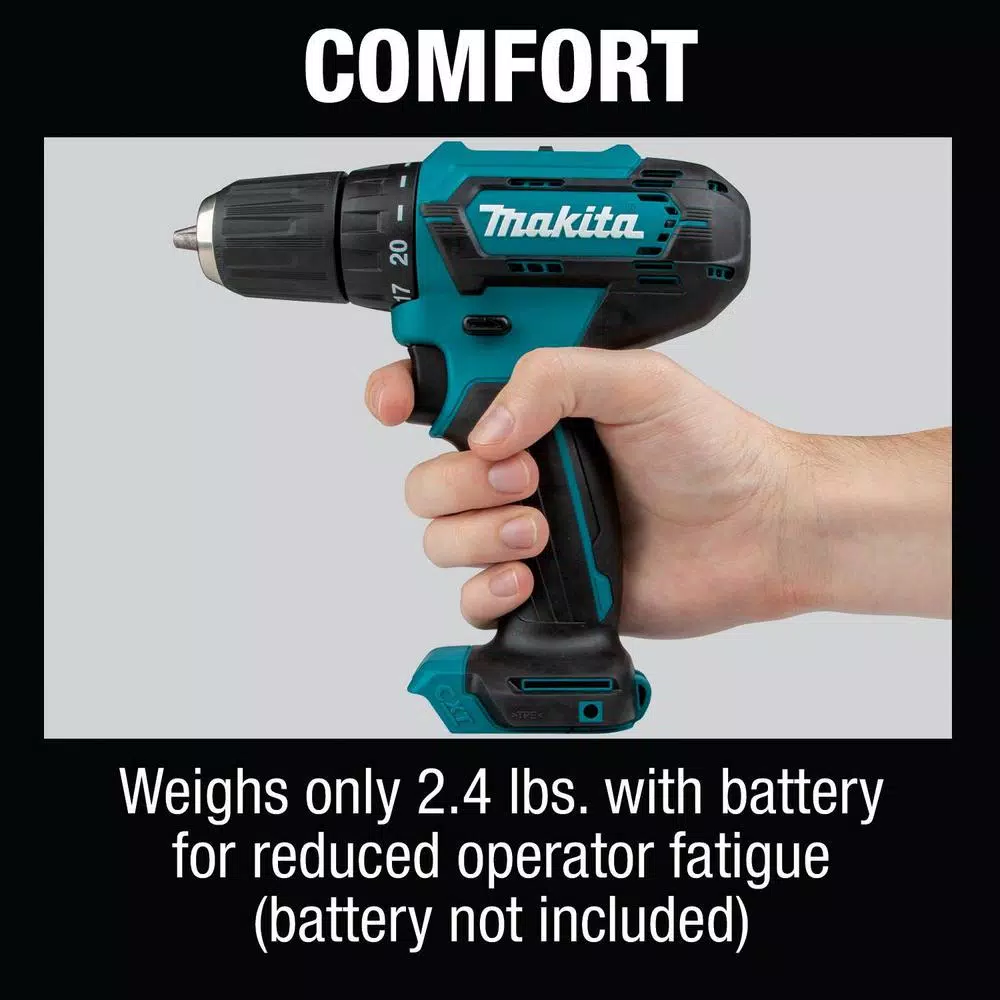 Makita 12V Max CXT Lithium-Ion Cordless 3/8 in. Driver-Drill (Tool-Only)