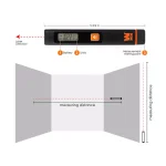 WEN Pocket Laser Distance Measure, 32 ft. Range, Pen-Style Digital Range Meter thumbnail 2