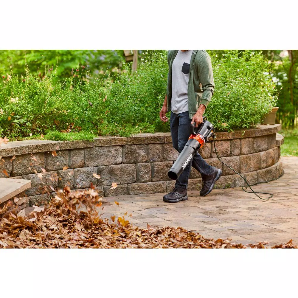 Worx 12 Amp Electric Turbine Handheld Leaf Blower, 800 CFM, 135 MPH
