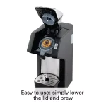 Hamilton Beach FlexBrew Black Single Serve Plus Coffee Maker - Brews Pods or Ground Coffee thumbnail 7