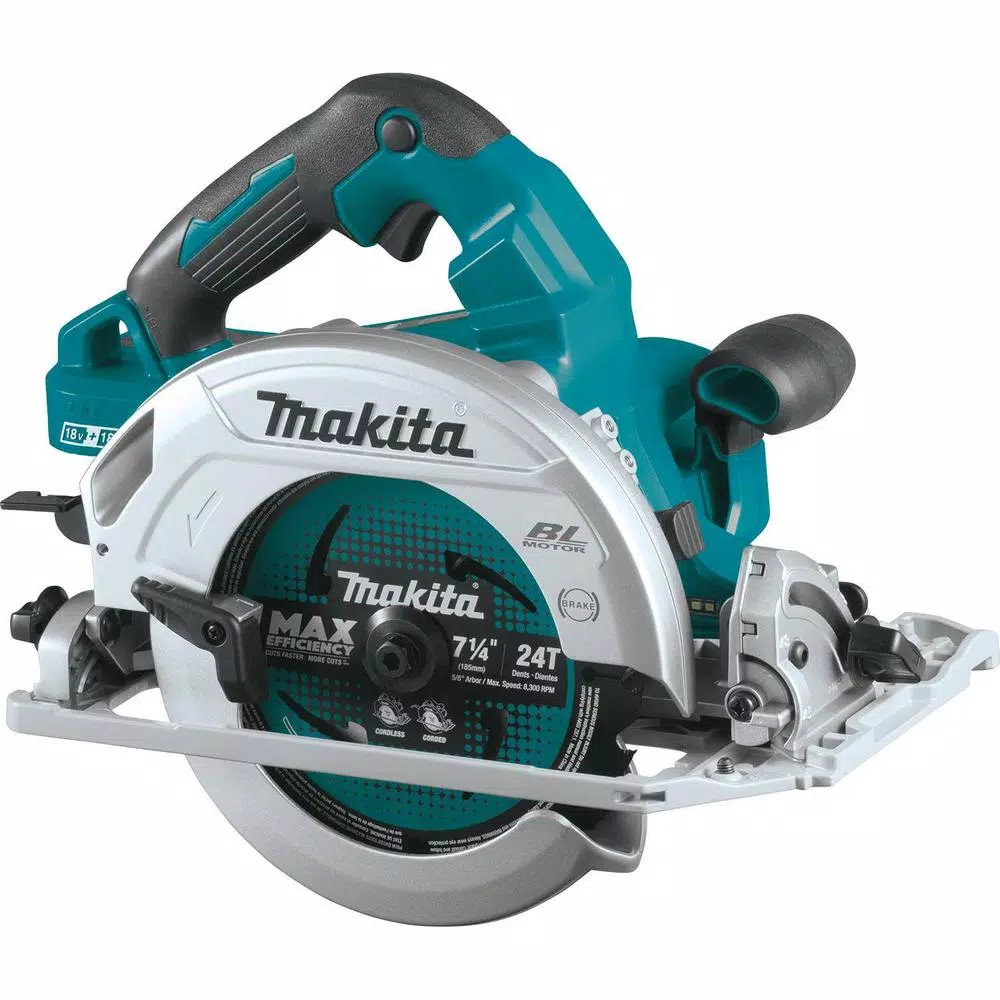 Makita 18V LXT Brushless Cordless Combo Kit: Hammer Drill, 7-1/4 in. Circular Saw, Reciprocating Saw & Battery Starter Pack