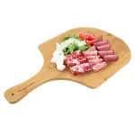 Classic Cuisine Bamboo Pizza Peel - Wooden Pizza Paddle & Serving Board thumbnail 3