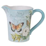 Certified International Nature Garden 104 oz. Earthenware Pitcher, Multicolored thumbnail 1