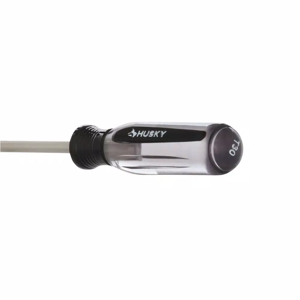 Husky 5-Piece Torx Screwdriver Set, High Strength Alloy Steel Blades, Ergonomic Handles