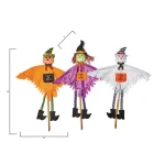 Worth Imports 48 in. Halloween Greeter Yard Decoration Stakes, Set of 3 (Ghost, Pumpkin, Witch) thumbnail 2