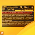 DEWALT 14 in. 15 Amp Corded Cut-Off Saw with 4000 RPM Motor thumbnail 12