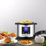 Geek Chef 6 Qt. Stainless Steel Electric Pressure Cooker, 17-in-1 Multi-Function Programmable Cooker thumbnail 6
