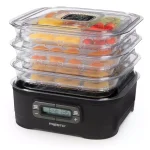 Presto Dehydro Digital Food Dehydrator with 6 Transparent Trays, 750W, Black thumbnail 2