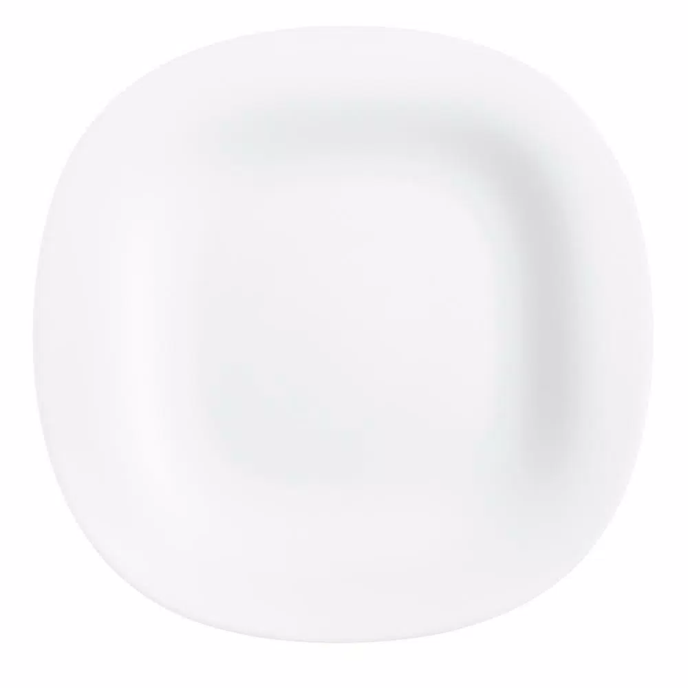 Luminarc Carine White 10.5" Dinner Plates, 6-Pack Opal Glass