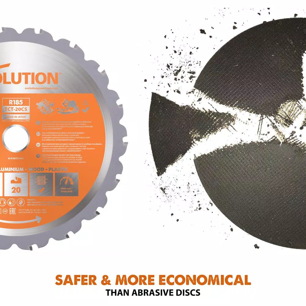 Evolution Power Tools Evolution RAGE4 7-1/4 in. Multi-Material 10 Amp Corded Chop Saw
