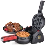 Presto Stuffler 900W Belgian Stuffed Waffle Maker, 5-inch Nonstick Black Waffle Iron thumbnail 7