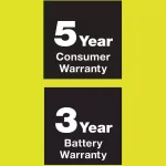 RYOBI 40V MAX Cordless Jet Fan Leaf Blower Kit, 500 CFM, 110 MPH, with 4 Ah Battery and Charger thumbnail 9