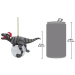 Design Toscano Blitzer the T-Rex Holiday Ornament, Hand-Painted Resin Dinosaur Collectible thumbnail 4
