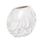 LITTON LANE 8 in. Gray Ceramic Decorative Marbled Vases, Set of 3 thumbnail 4