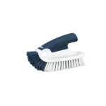 Unger 5 in. Plastic Cookware and Bakeware Cleaning Brush with V-Shaped Bristles and Scraper thumbnail 1