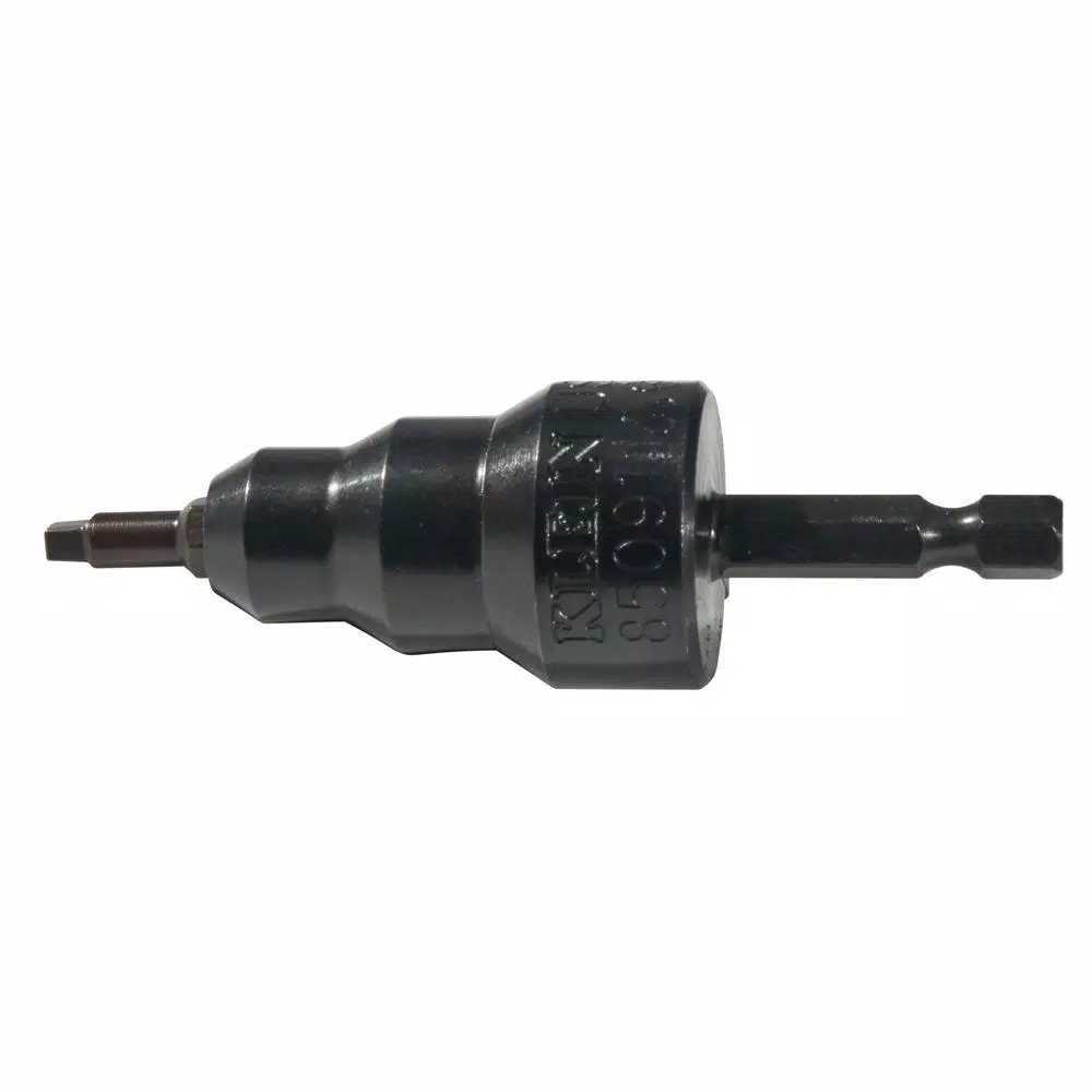 Klein Tools Conduit Reamer Drill Head with #2 Square Recess Bit for 1/2 in., 3/4 in., and 1 in. Conduit