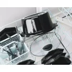 Hamilton Beach 4 Qt. Black Chrome Slow Cooker with 3 Heat Settings and Glass Lid thumbnail 3