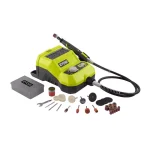 RYOBI 18V ONE+ Cordless Rotary Tool Kit with 1.5 Ah Battery and 33 Accessories thumbnail 3