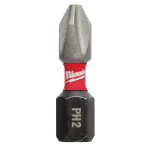 Milwaukee SHOCKWAVE 1 in. Phillips #2 Impact Bits, 25-Piece Set thumbnail 1