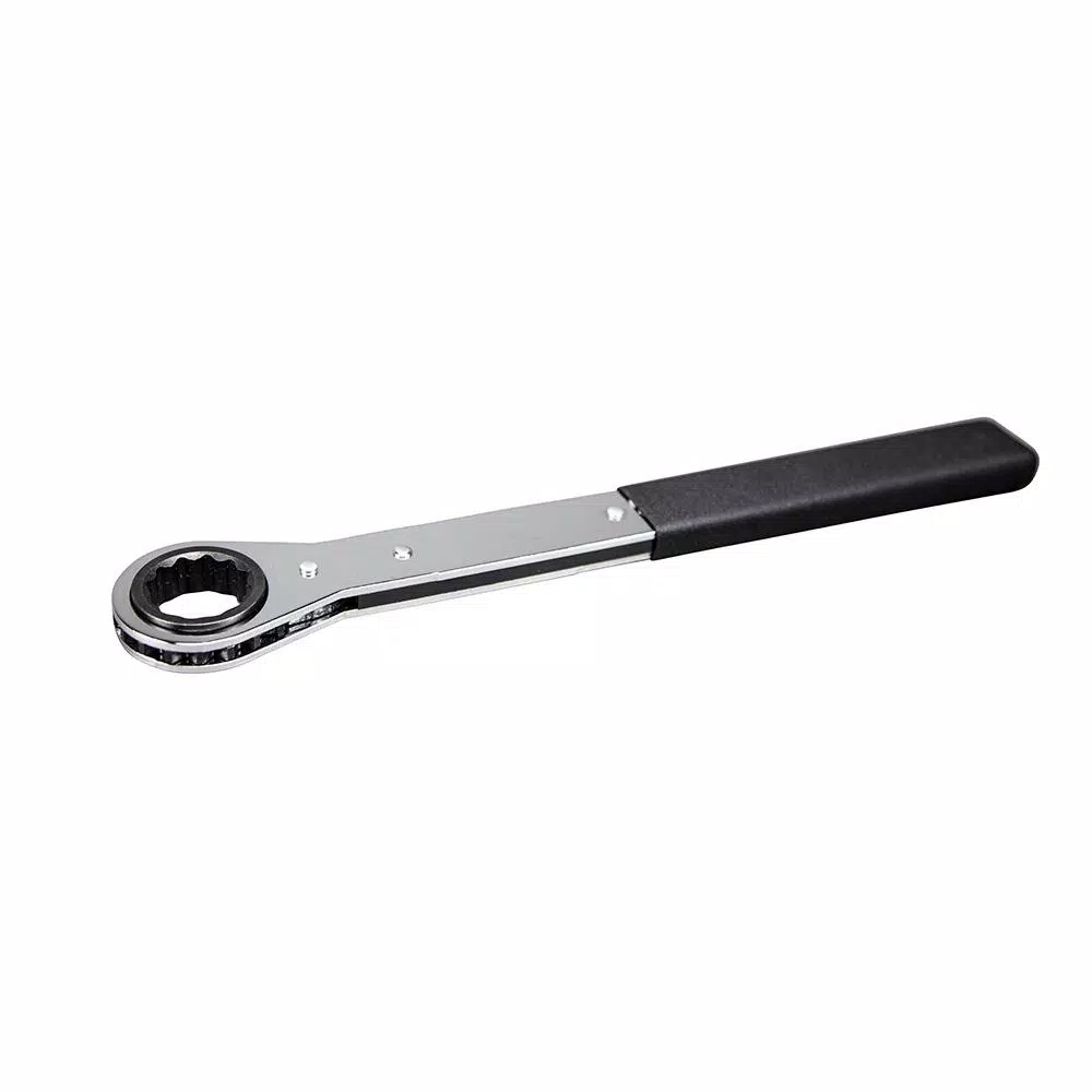 Klein Tools 1 in. Ratcheting Box End Wrench, Chrome Plated