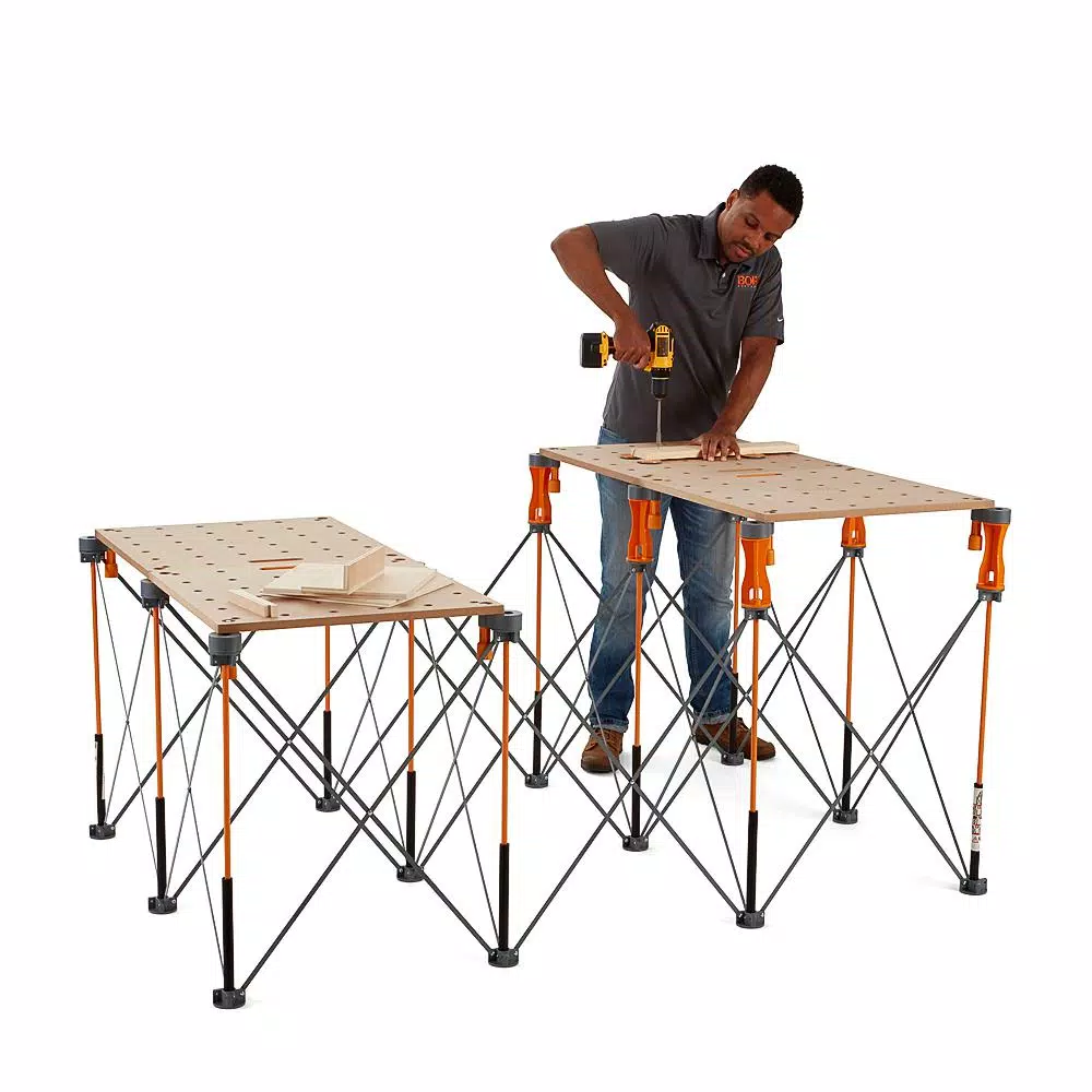 BORA Centipede Work Stand Risers Set, 6-Piece Height Adjustment Kit