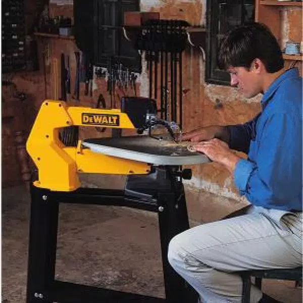 DEWALT DW7880 Scroll Saw Stand with All-Metal Construction and Adjustable Legs