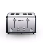 Boyel Living 1650W 4-Slice Wide Slot Toaster with Dual Independent Control Panels, Stainless Steel thumbnail 1