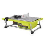 RYOBI 7 in. 4.8 Amp Wet Tile Saw with Stand, Cuts Ceramic, Porcelain, and Stone thumbnail 5