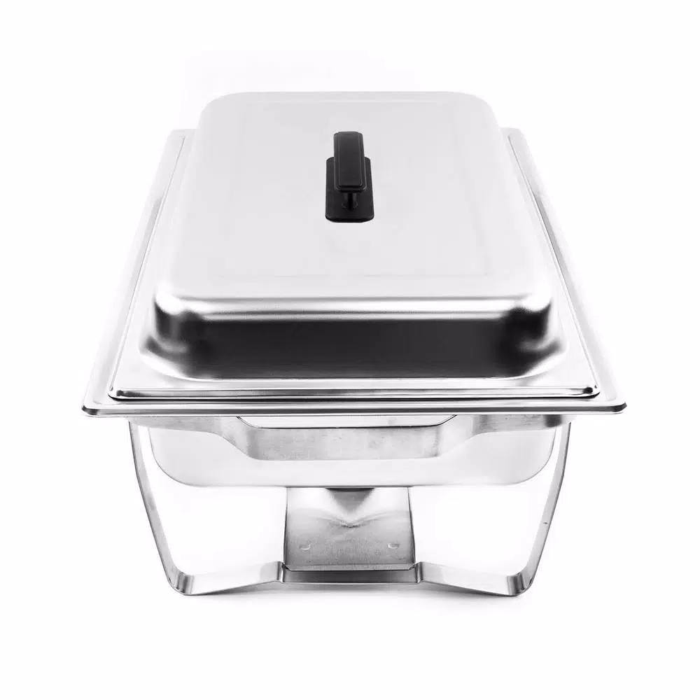 ALPHA Living 8 Qt. Stainless Steel Foldable Chafing Dish Buffet Set