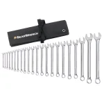 GEARWRENCH 22-Piece Metric Long Pattern Combination Wrench Set with Storage Roll thumbnail 1