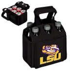 Picnic Time Louisiana State University Tigers 6-Bottle Insulated Neoprene Beverage Carrier, Black thumbnail 2